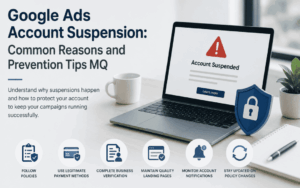 Google Ads account suspension prevention tips infographic