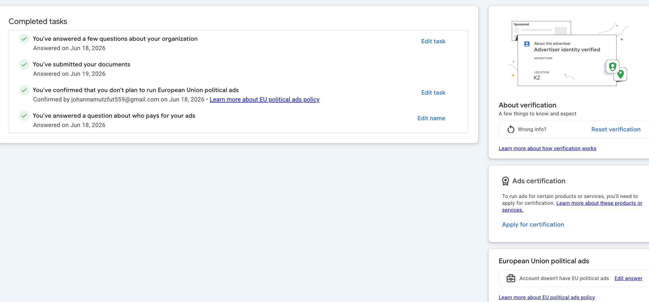Cuenta de Google Ads 2024 Kazajistán — Gasto: 12 500 $ - Imagen 2