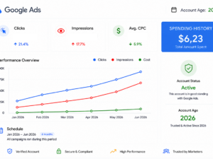 Google Ads account 2026 USA — Spent $6