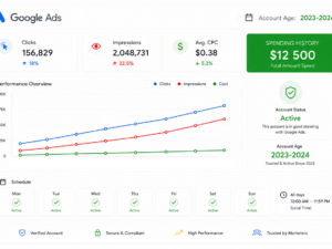 Google Ads account 2023-2024 Kazakhstan — Spent $12500